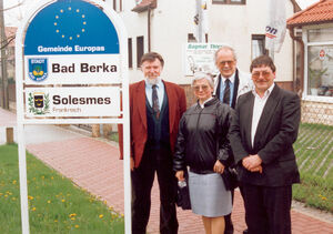 Delegation aus Solesmes in Bad Berka 1995